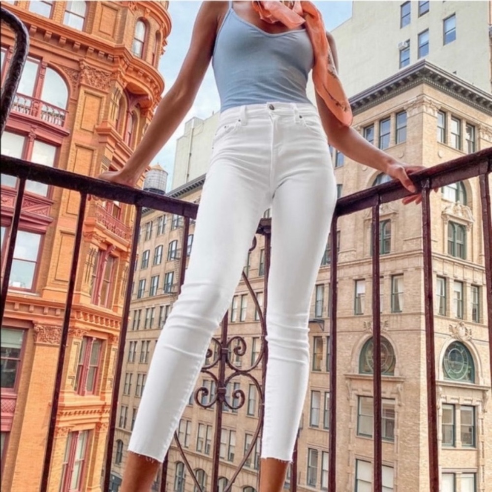 Pistola Audrey White Skinny Jean Midrise